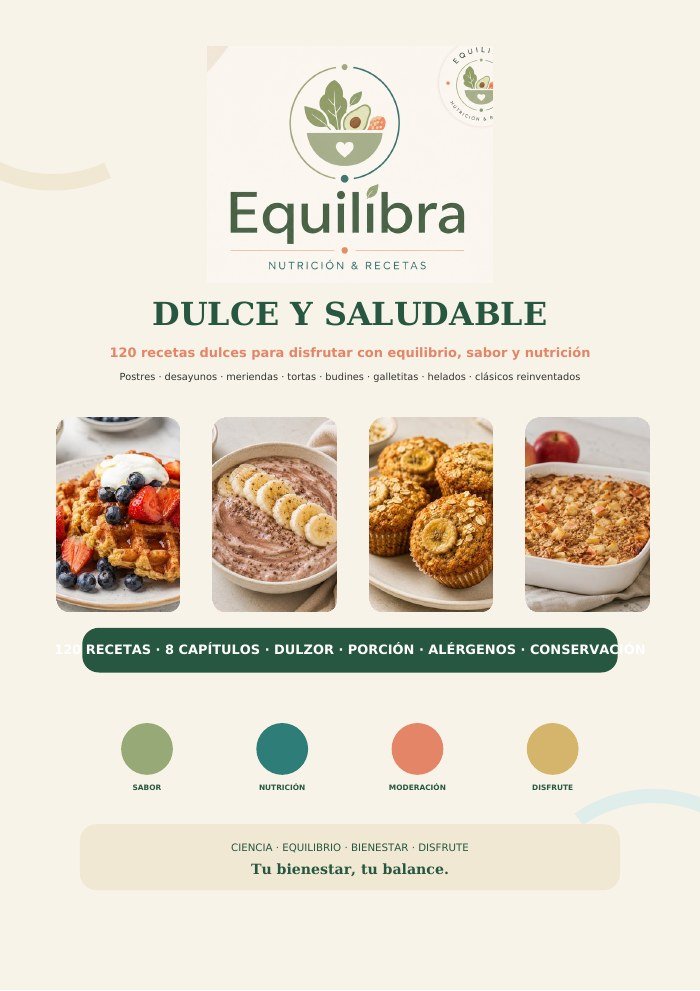 Portada del ebook Dulce y Saludable de Equilibra