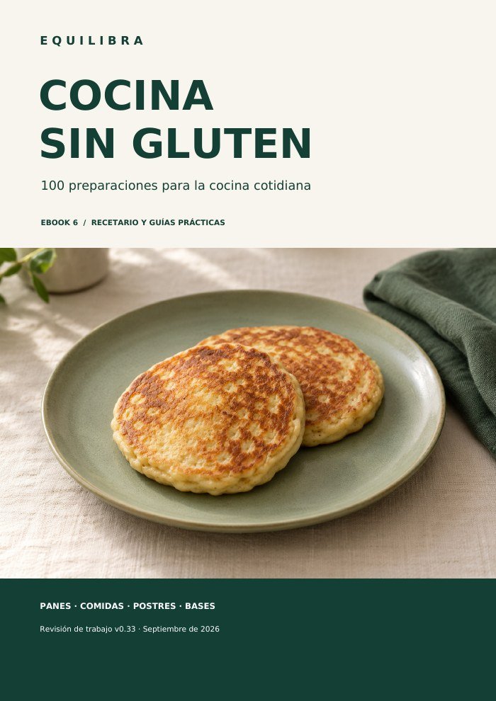 Portada del ebook Cocina Sin Gluten de Equilibra